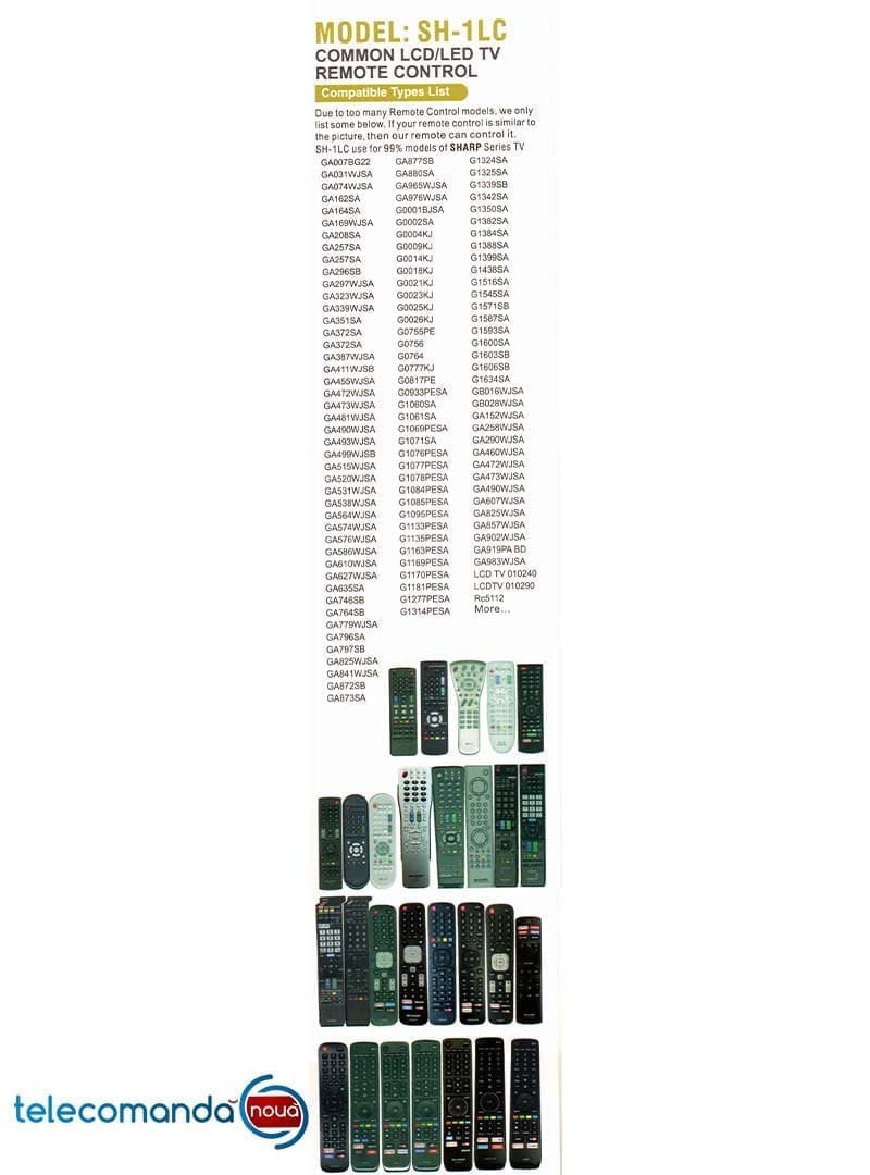 Telecomanda universala Sharp SH-1LC - imagine 2