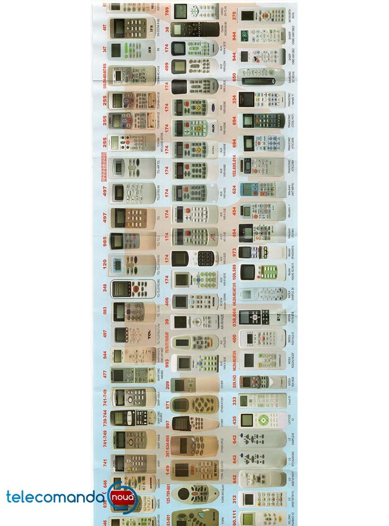 Telecomanda universala aer conditionat Huayu k-1769e+L - imagine 5